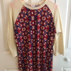 Colorful Patterned Women's Top